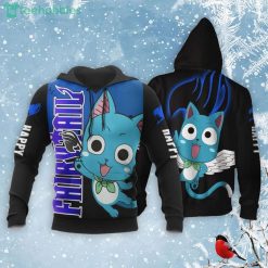 Fairy Tail Happy All Over Printed 3D Shirt Fairy Tail Anime Fans Product Photo 3