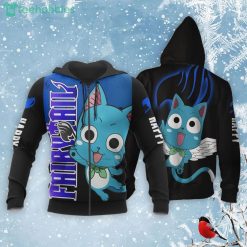 Fairy Tail Happy All Over Printed 3D Shirt Fairy Tail Anime Fans Product Photo 1