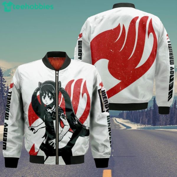 Fairy Tail Wendy Marvell All Over Printed 3D Shirt Silhouette Anime Fans Product Photo 4