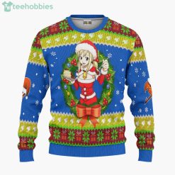 Fairy Tails Custom Lucy Heartfilia Anime Fans Ugly Christmas Sweater Hoodie Product Photo 1