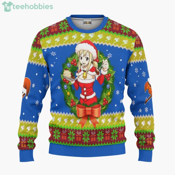 Fairy Tails Custom Lucy Heartfilia Anime Fans Ugly Christmas Sweater Hoodie Product Photo 1