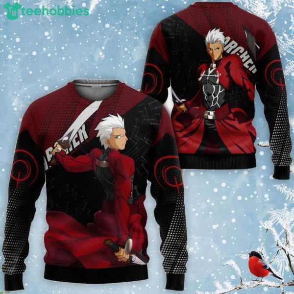 Fate Stay Night Archer All Over Printed 3D Shirt Custom Anime Fans Product Photo 2
