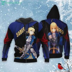 Fate Stay Night Saber All Over Printed 3D Shirt Custom Anime Fans Product Photo 1