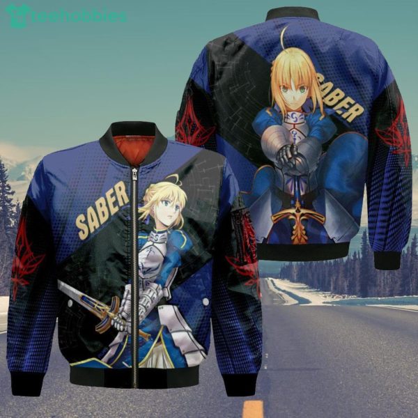 Fate Stay Night Saber All Over Printed 3D Shirt Custom Anime Fans Product Photo 4