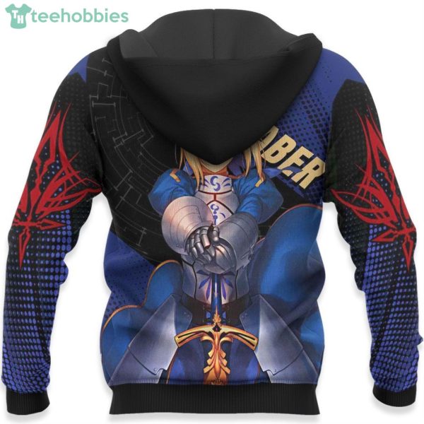 Fate Stay Night Saber All Over Printed 3D Shirt Custom Anime Fans Product Photo 5