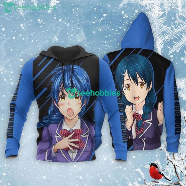 Food Wars Tadokoro Megumi All Over Printed 3D Shirt Shokugeki no Soma Anime Fans Product Photo 3