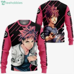 Food Wars Yukihira Souma All Over Printed 3D Shirt Shokugeki no Soma Anime Fans Product Photo 2