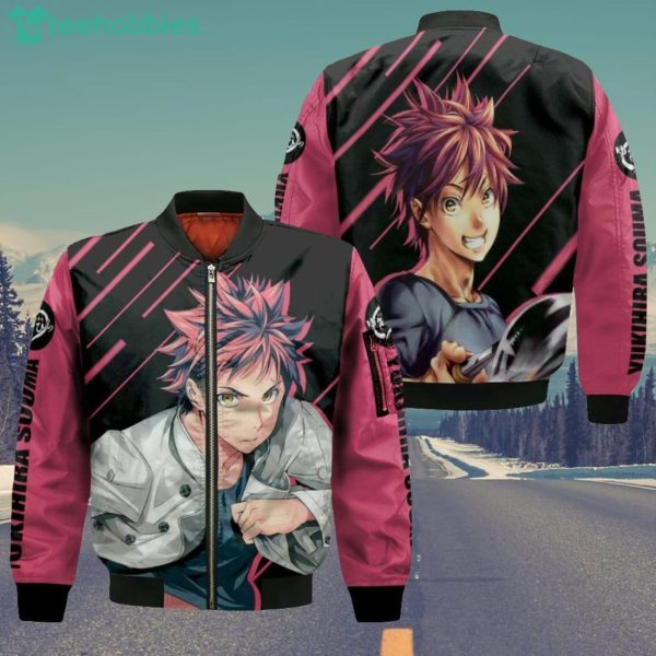 Food Wars Yukihira Souma All Over Printed 3D Shirt Shokugeki no Soma Anime Fans Product Photo 4