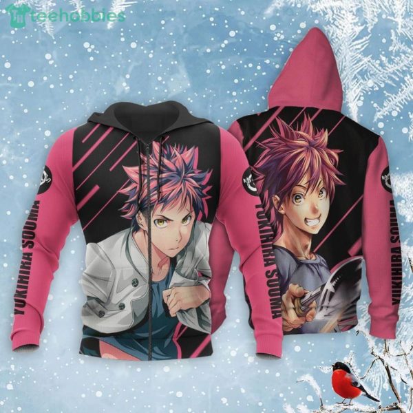Food Wars Yukihira Souma All Over Printed 3D Shirt Shokugeki no Soma Anime Fans Product Photo 1
