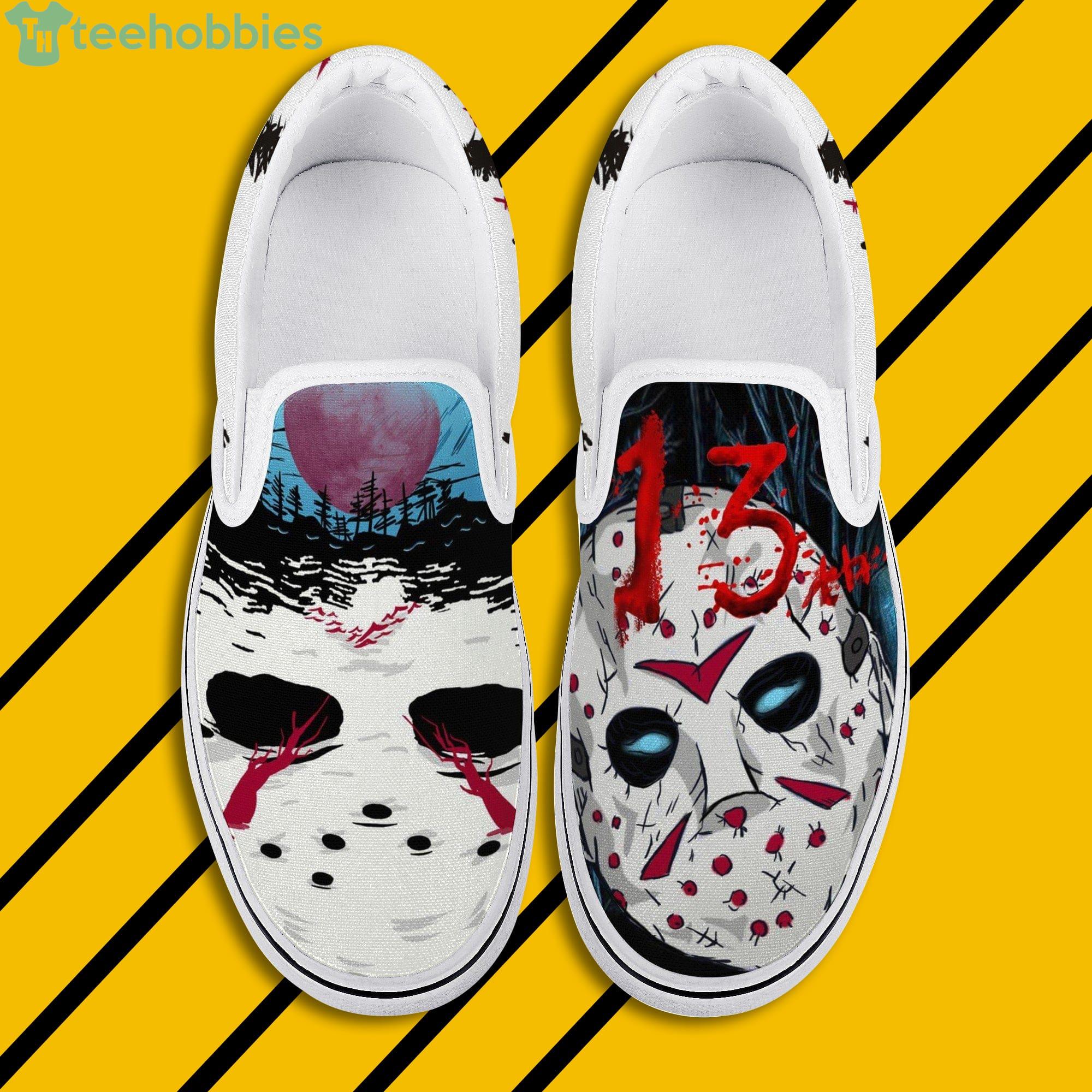 Friday The 13Th Happy Halloween Slip On Shoes For Men And Women Product Photo 1