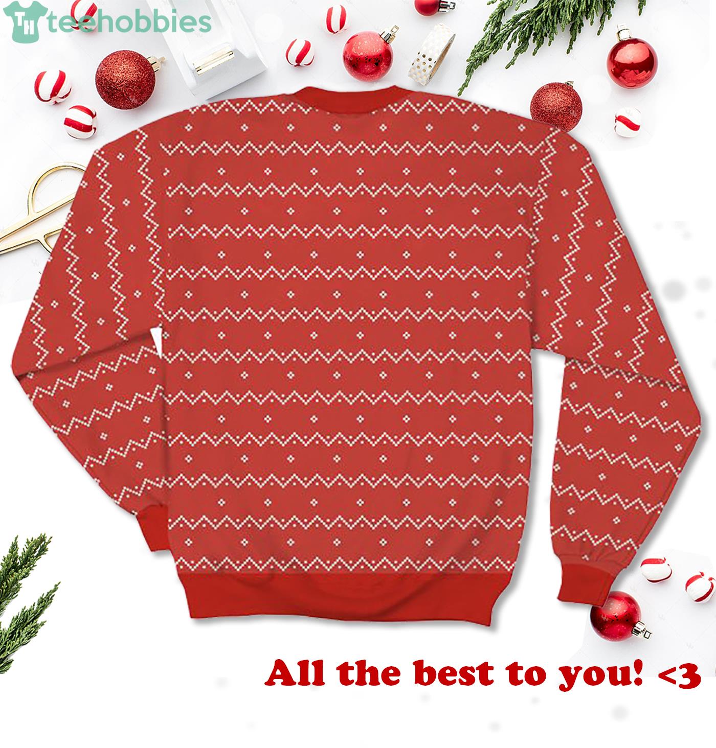 Friends Central Perk Wreath Ugly Christmas Sweater Product Photo 2