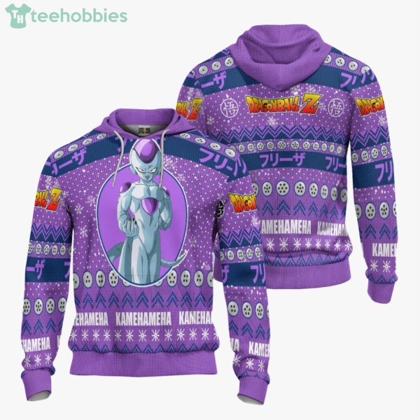 Frieza Custom Dragon Ball Anime Fans Ugly Christmas Sweater Hoodie Product Photo 3
