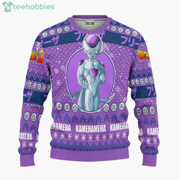 Frieza Custom Dragon Ball Anime Fans Ugly Christmas Sweater Hoodie Product Photo 1