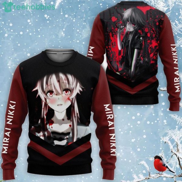 Future Diary Mirai Nikki All Over Printed 3D Shirt Yuno Gasai Anime Fans Product Photo 2