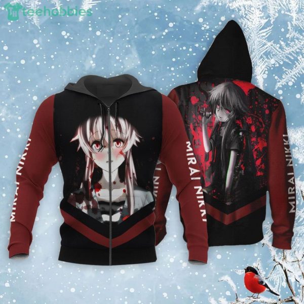 Future Diary Mirai Nikki All Over Printed 3D Shirt Yuno Gasai Anime Fans Product Photo 1