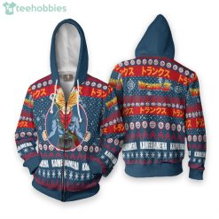 Future Trunks Dragon Ball Custom Anime Fans Ugly Christmas Sweater Hoodie Product Photo 2