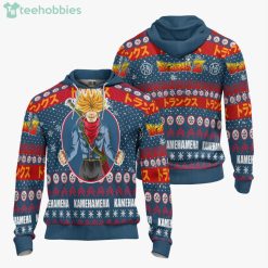 Future Trunks Dragon Ball Custom Anime Fans Ugly Christmas Sweater Hoodie Product Photo 3