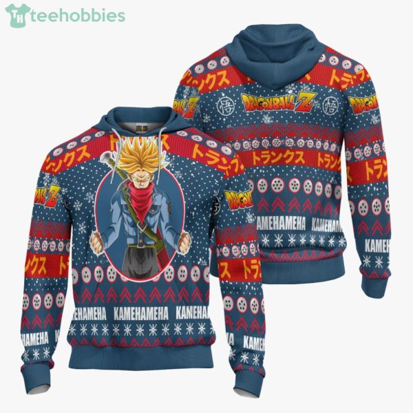 Future Trunks Dragon Ball Custom Anime Fans Ugly Christmas Sweater Hoodie Product Photo 3