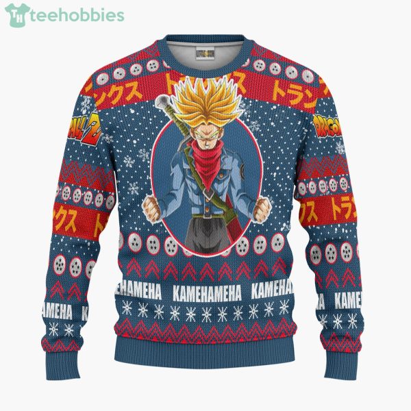 Future Trunks Dragon Ball Custom Anime Fans Ugly Christmas Sweater Hoodie Product Photo 1
