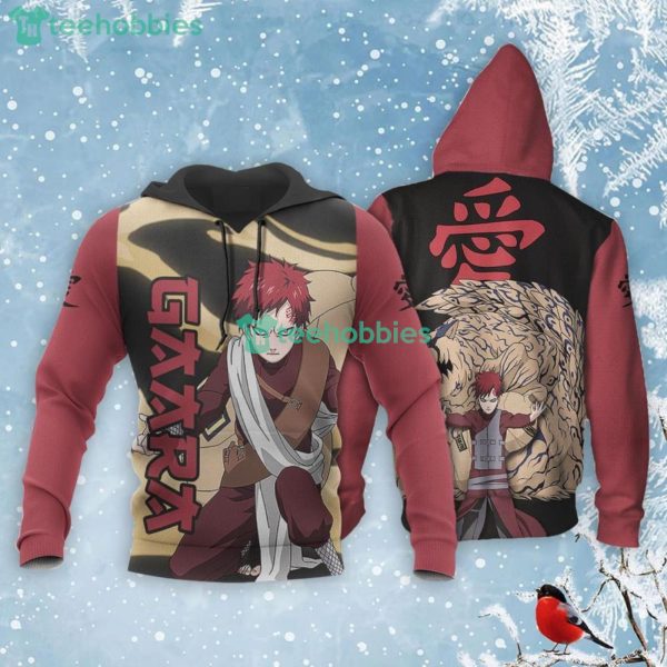 Gaara Lover All Over Printed 3D Shirt Naruto Anime Fans Product Photo 3