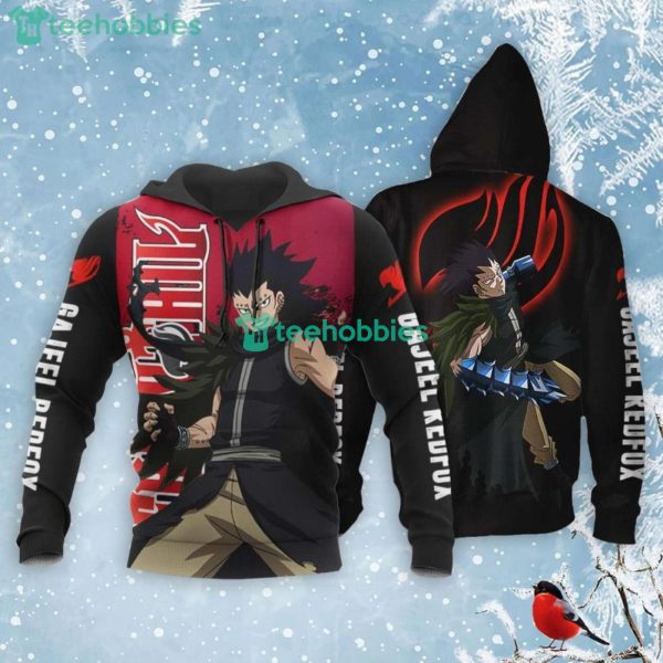 Gajeel Redfox All Over Printed 3D Shirt Fairy Tail Anime Fans Product Photo 3