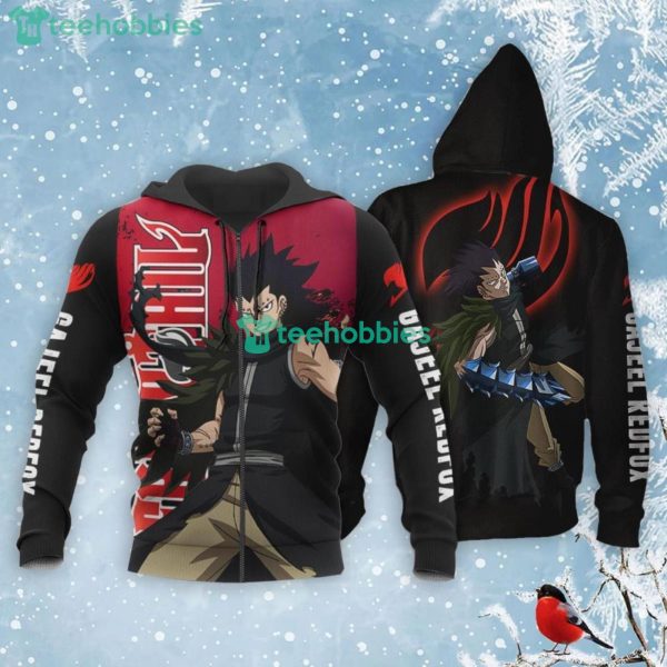 Gajeel Redfox All Over Printed 3D Shirt Fairy Tail Anime Fans Product Photo 1