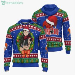Gajeel Redfox Custom Fairy Tails Anime Fans Ugly Christmas Sweater Hoodie Product Photo 3