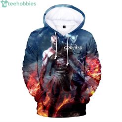 Game God Of War Kratos Character 3D Print Hoodieproduct photo 1