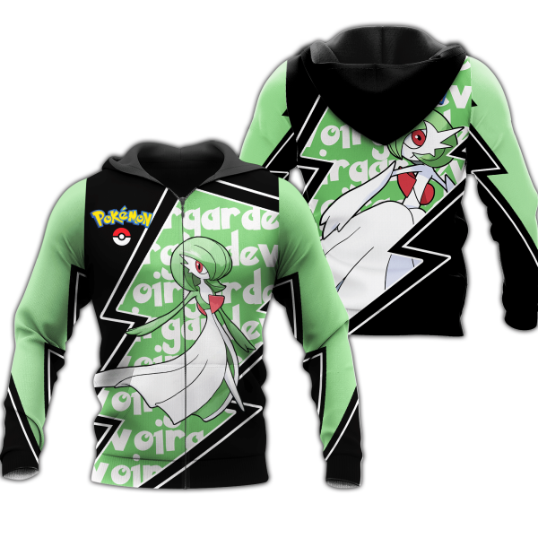 Gardevoir Zip All Over Printed 3D Shirt Costume Pokemon Fan Gift Idea Product Photo 1
