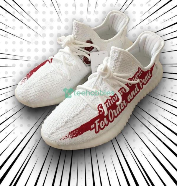 Garrison Regiment Custom Attack on Titan Anime Yeezy Shoes For Fans Product Photo 1