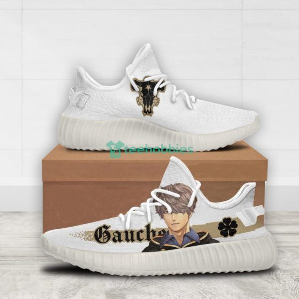 Gauche Adlai Custom Black Clover Anime Yeezy Shoes For Fans Product Photo 2