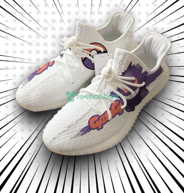 Gengar Custom Pokemon Anime Yeezy Shoes For Fans Product Photo 1