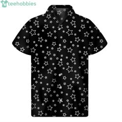 Geometric Star Pattern Print Men's Short Sleeve Shirt image Geometric Star Pattern Print Men's Short Sleeve Shirtproduct photo 2