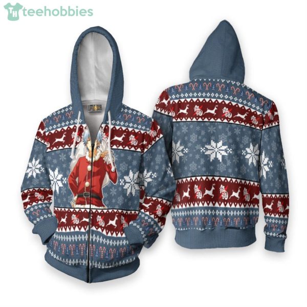 Gintama Custom Sakata Gintoki Anime Fans Ugly Christmas Sweater Hoodie Product Photo 2