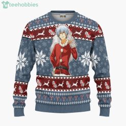 Gintama Custom Sakata Gintoki Anime Fans Ugly Christmas Sweater Hoodie Product Photo 1