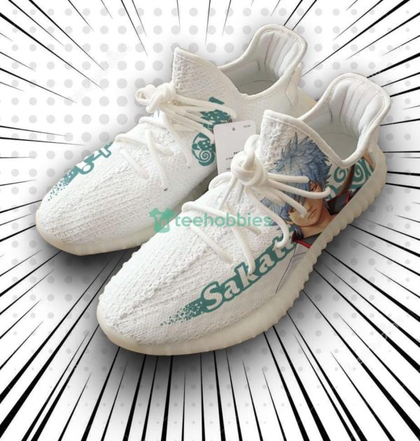 Gintoki Sakata Custom Gintama Anime Yeezy Shoes For Fans Product Photo 1