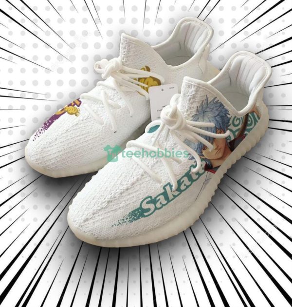 Gintoki x Takasugi Custom Gintama Anime Yeezy Shoes For Fans Product Photo 1