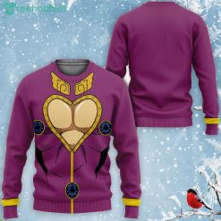 Giorno Giovanna Costume All Over Printed 3D Shirt JJBA Anime Fans Product Photo 2
