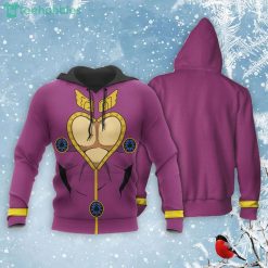 Giorno Giovanna Costume All Over Printed 3D Shirt JJBA Anime Fans Product Photo 3