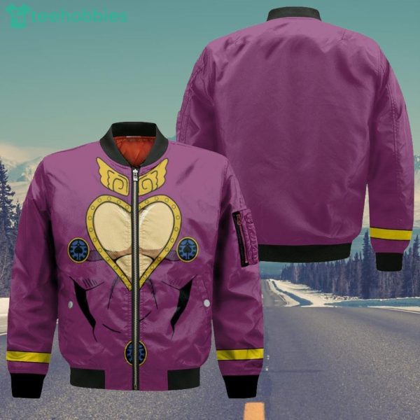 Giorno Giovanna Costume All Over Printed 3D Shirt JJBA Anime Fans Product Photo 4