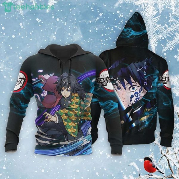 Giyu Tomioka All Over Printed 3D Shirt Custom Kimetsu Anime Fans Product Photo 3