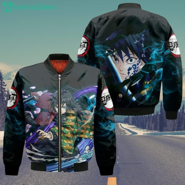 Giyu Tomioka All Over Printed 3D Shirt Custom Kimetsu Anime Fans Product Photo 4