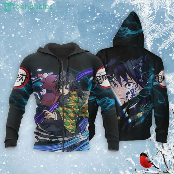 Giyu Tomioka All Over Printed 3D Shirt Custom Kimetsu Anime Fans Product Photo 1