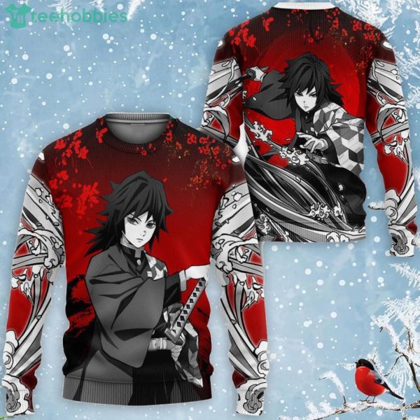 Giyu Tomioka All Over Printed 3D Shirt Custom Kimetsu Anime Fans Japan Art Product Photo 2
