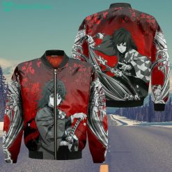Giyu Tomioka All Over Printed 3D Shirt Custom Kimetsu Anime Fans Japan Art Product Photo 4