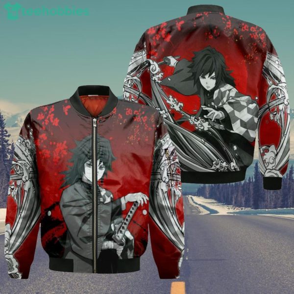 Giyu Tomioka All Over Printed 3D Shirt Custom Kimetsu Anime Fans Japan Art Product Photo 4