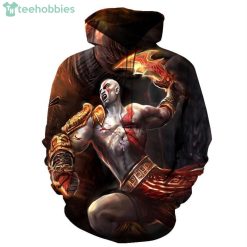God Of War 3D Pullover Printed Over Unisex Hoodieproduct photo 2