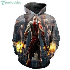 God Of War All Over Print 3D Hoodie Gift For Fansproduct photo 2
