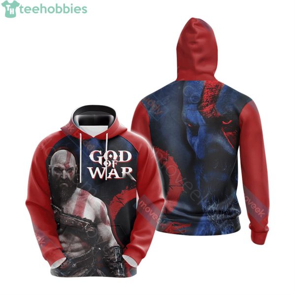 God Of War Kratos Full Over Print 3D Hoodie Shirt For Fansproduct photo 1