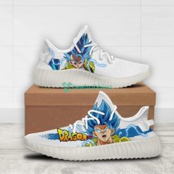 Gogeta Custom Dragon Ball Anime Yeezy Shoes For Fans Product Photo 2